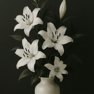 Vaso de flores diversas